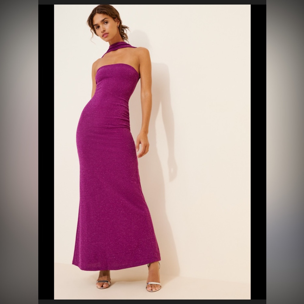 Delfi Collective Purple Maxi Dress